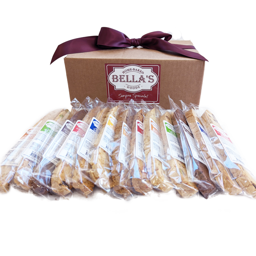 Baker's Dozen Biscotti Singles Bella's Home Baked Goods